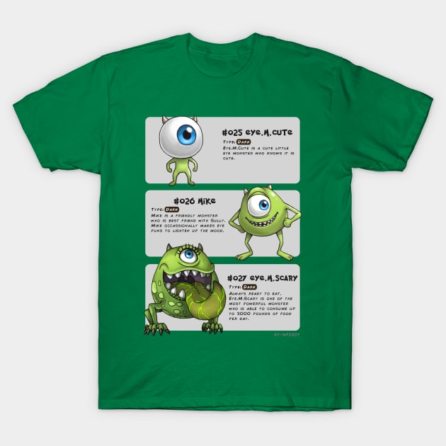 Mike Evolution T-Shirt by disneyevolutions